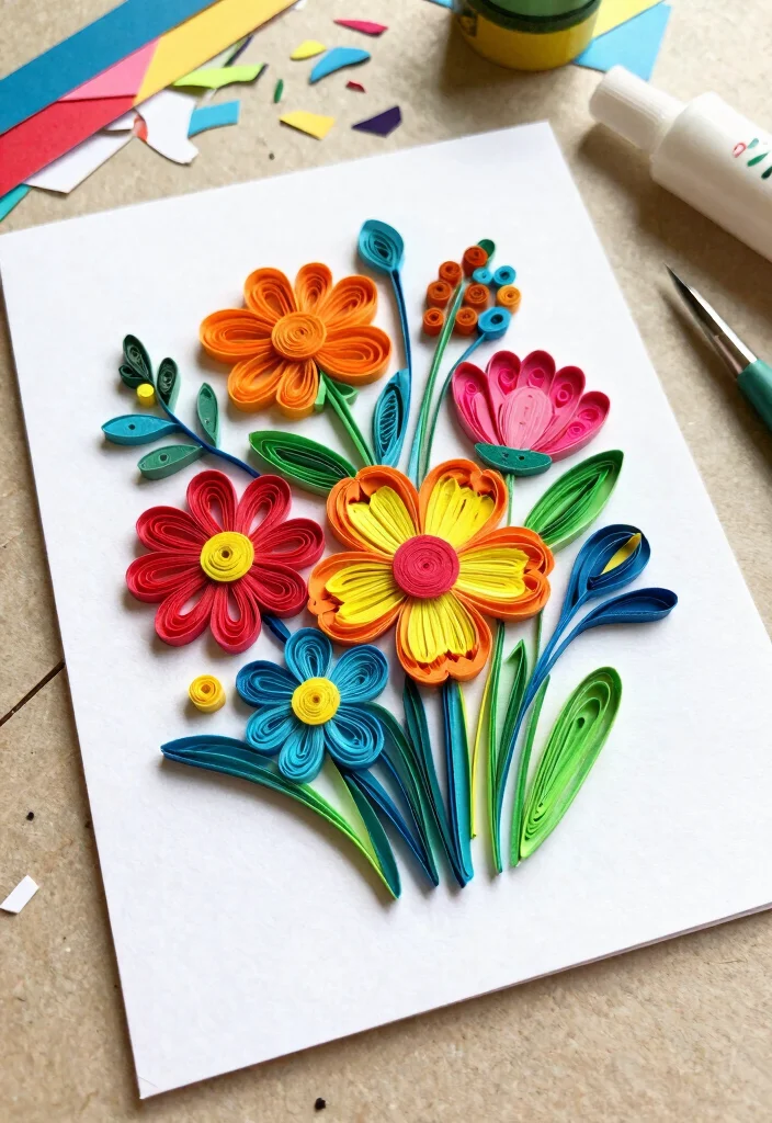 12 Cute Homemade Card Ideas for Sweet Creative and Personal Touches 25 12 Cute Homemade Card Ideas for Sweet Creative and Personal Touches - 5. Quilled Card Creations 1