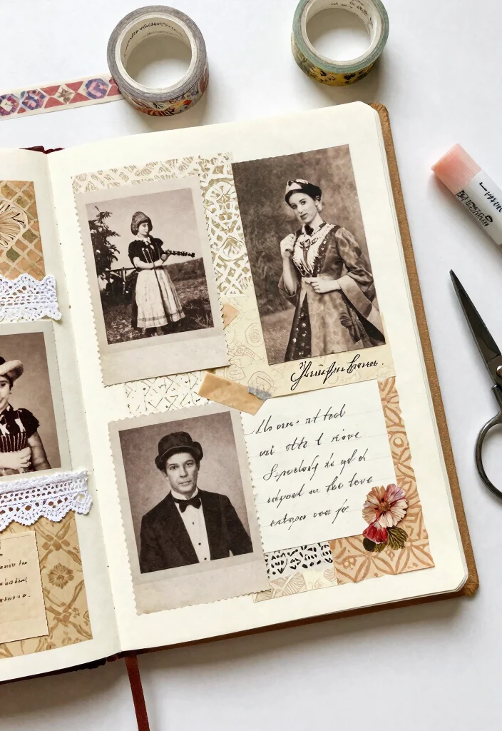 12 Cute Journal Ideas Aesthetic Soft Stylish and Visually Pleasing 3 12 Cute Journal Ideas Aesthetic Soft Stylish and Visually Pleasing - 3. Vintage Aesthetic Collages 1