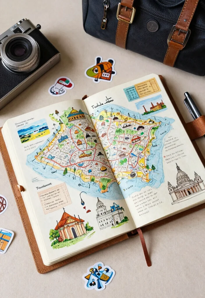 12 Cute Journal Ideas for Playful Sweet and Charming Designs 47 12 Cute Journal Ideas for Playful Sweet and Charming Designs - 7. Adventure & Travel Journal 1