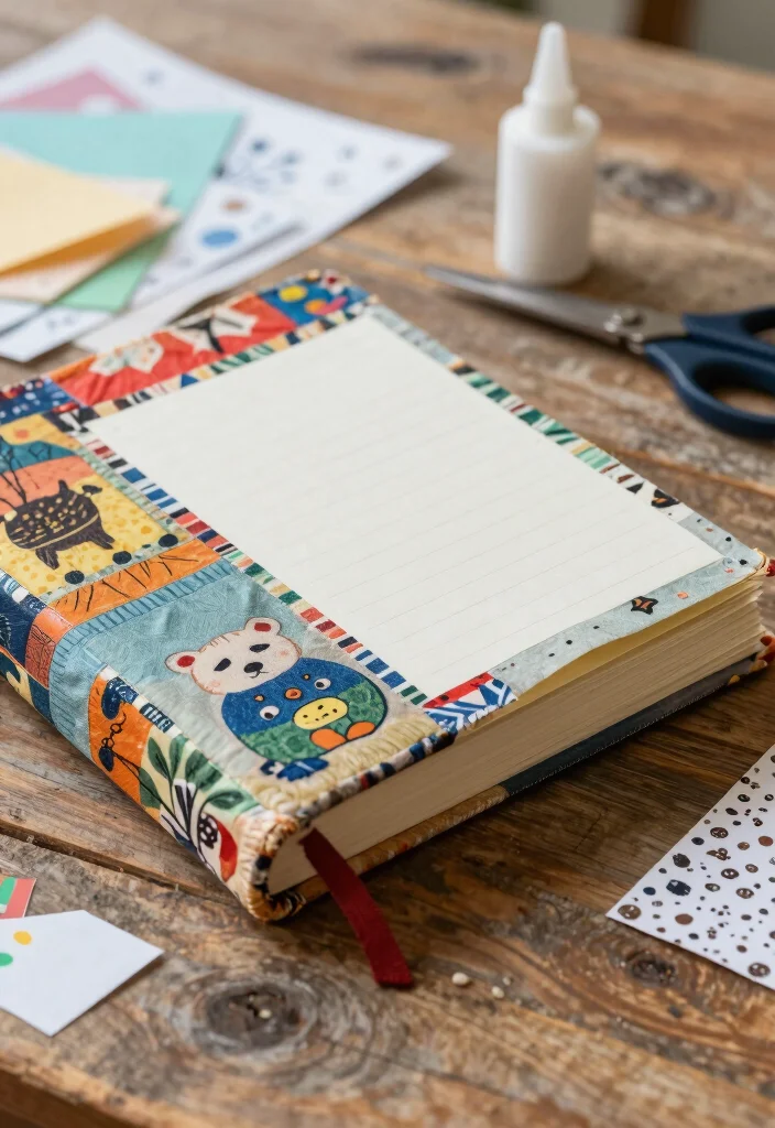 12 DIY Journal Ideas for Handmade Personal and Budget Friendly Projects - 1. Upcycled Book Cover Journal 1