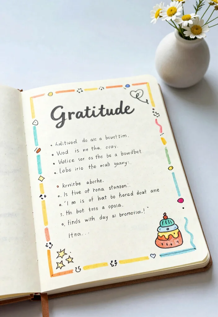 12 Dotted Journal Ideas for Creative Organized and Aesthetic Pages - 2. Gratitude Log 1