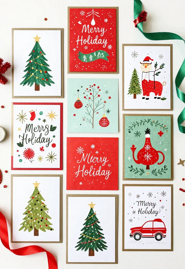 12 Easy Card Ideas for Quick Simple and Beginner Friendly Crafts - 10. Holiday-Specific Cards 1