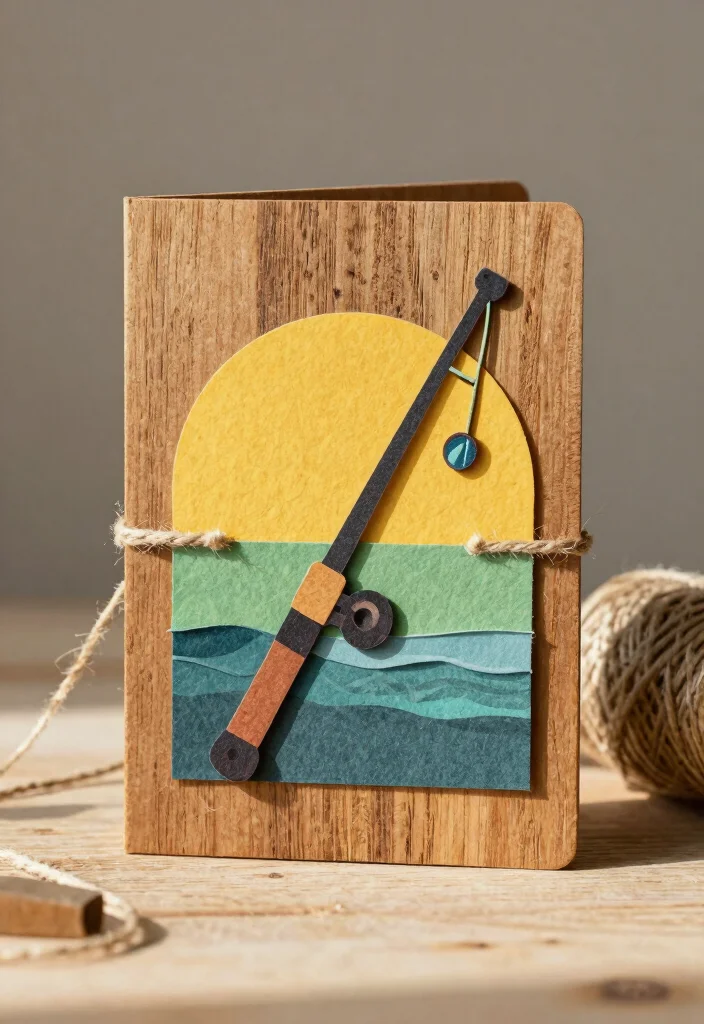 12 Fathers Day Card Ideas for Meaningful Creative and Masculine Designs 1 12 Fathers Day Card Ideas for Meaningful Creative and Masculine Designs - 1. Rustic Wood Grain Card 1