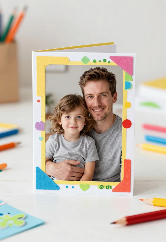 12 Fathers Day Card Ideas for Meaningful Creative and Masculine Designs 50 12 Fathers Day Card Ideas for Meaningful Creative and Masculine Designs - 10. Personalized Photo Card 1