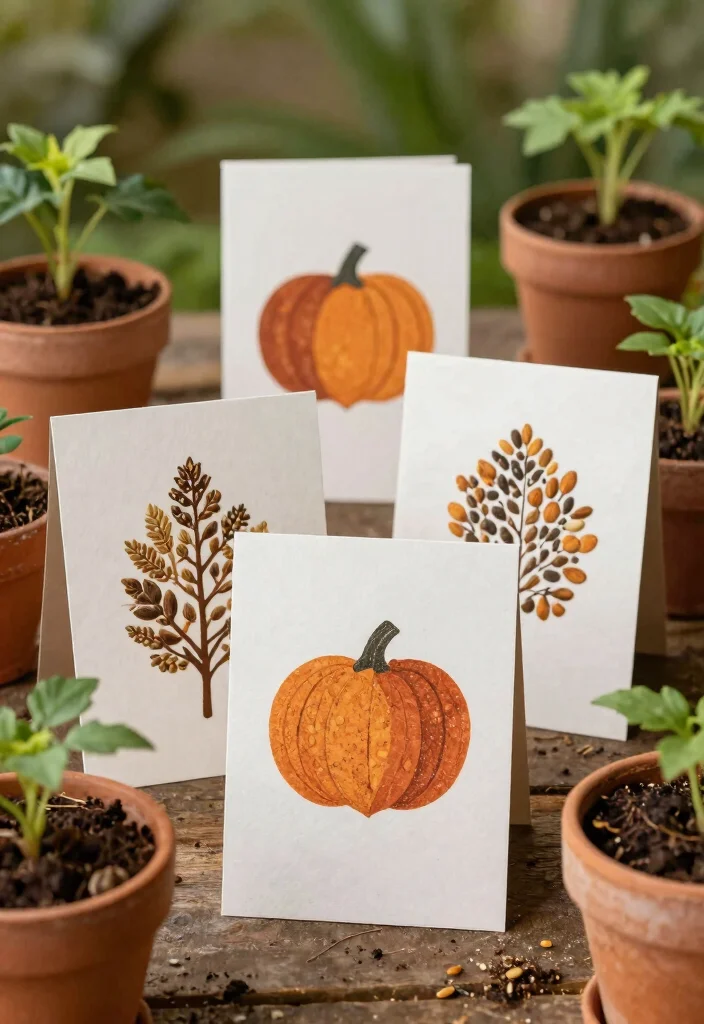 12 Handmade Thanksgiving Card Ideas for Gratitude Warmth and Family Love 50 12 Handmade Thanksgiving Card Ideas for Gratitude Warmth and Family Love - 10. Eco-Friendly Seed Paper Cards 1