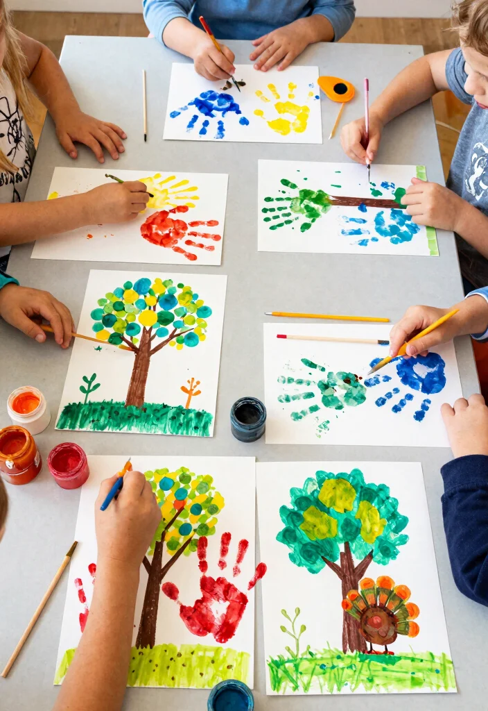 12 Handmade Thanksgiving Card Ideas for Gratitude Warmth and Family Love 2 12 Handmade Thanksgiving Card Ideas for Gratitude Warmth and Family Love - 2. Family Handprint Cards 1