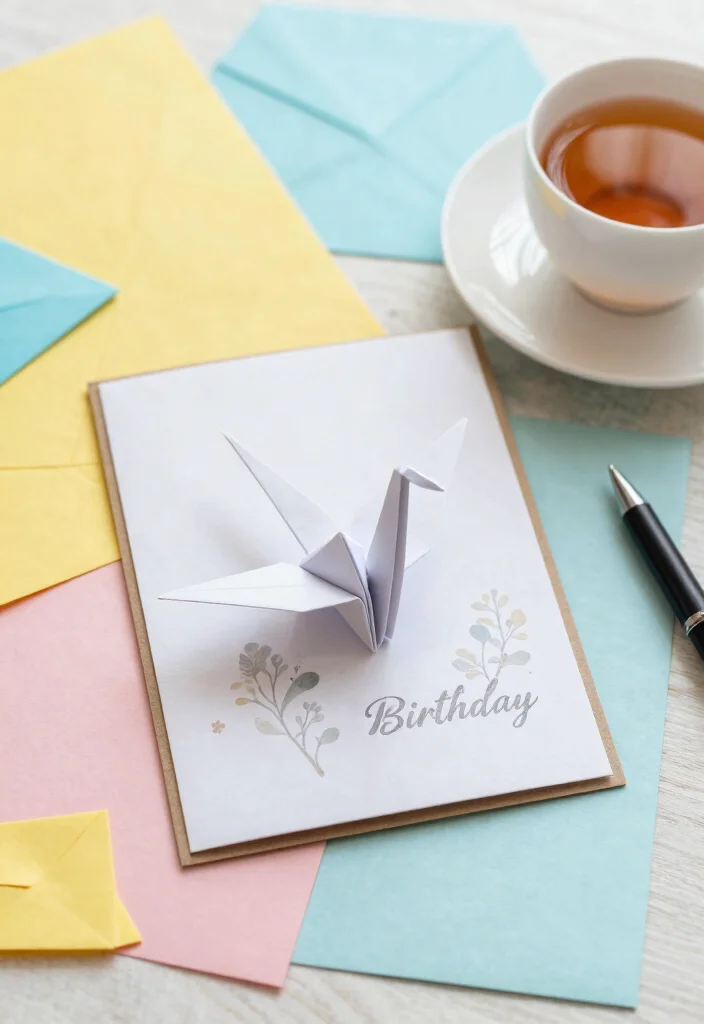 12 Happy Birthday Card Ideas for Cute Creative and Thoughtful Wishes 14 12 Happy Birthday Card Ideas for Cute Creative and Thoughtful Wishes - 4. DIY Origami Card 1