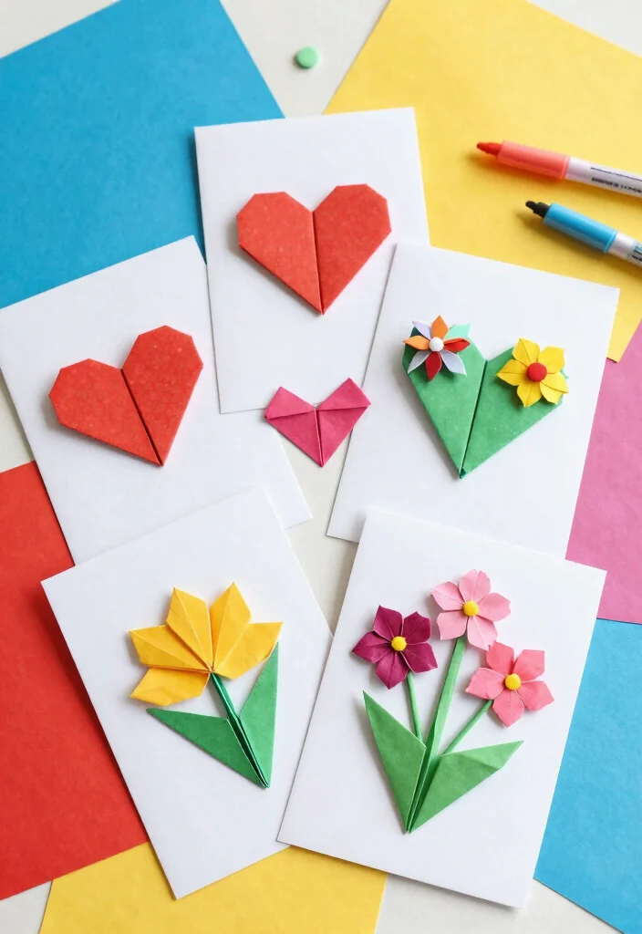 12 Homemade Valentine Card Ideas for Romantic Cute and Handmade Love 26 12 Homemade Valentine Card Ideas for Romantic Cute and Handmade Love - 6. Origami Love Cards 1