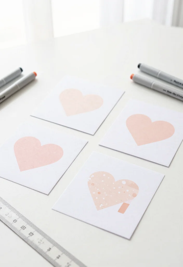 12 Homemade Valentine Card Ideas for Romantic Cute and Handmade Love 45 12 Homemade Valentine Card Ideas for Romantic Cute and Handmade Love - 9. Minimalistic Design Cards 1