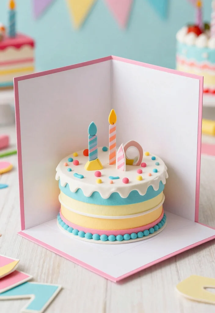 12 Inside Birthday Card Ideas for Heartfelt, Funny, and Personal Messages 3 12 Inside Birthday Card Ideas for Heartfelt, Funny, and Personal Messages - 3. 3D Cake Card 1