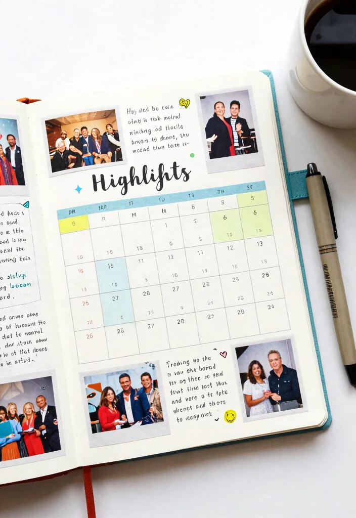 12 Memories Journal Ideas for Preserving Special Moments and Stories - 2. Monthly Highlights 1