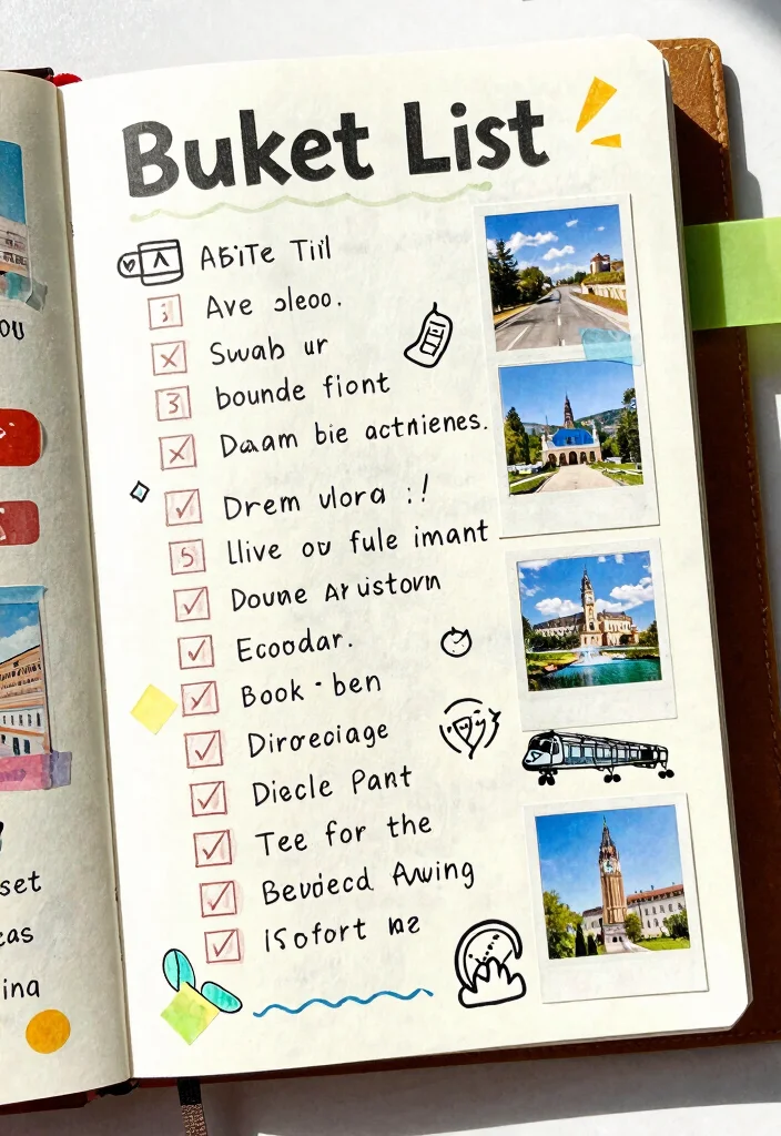 12 Memories Journal Ideas for Preserving Special Moments and Stories - 9. Bucket List Adventures 1