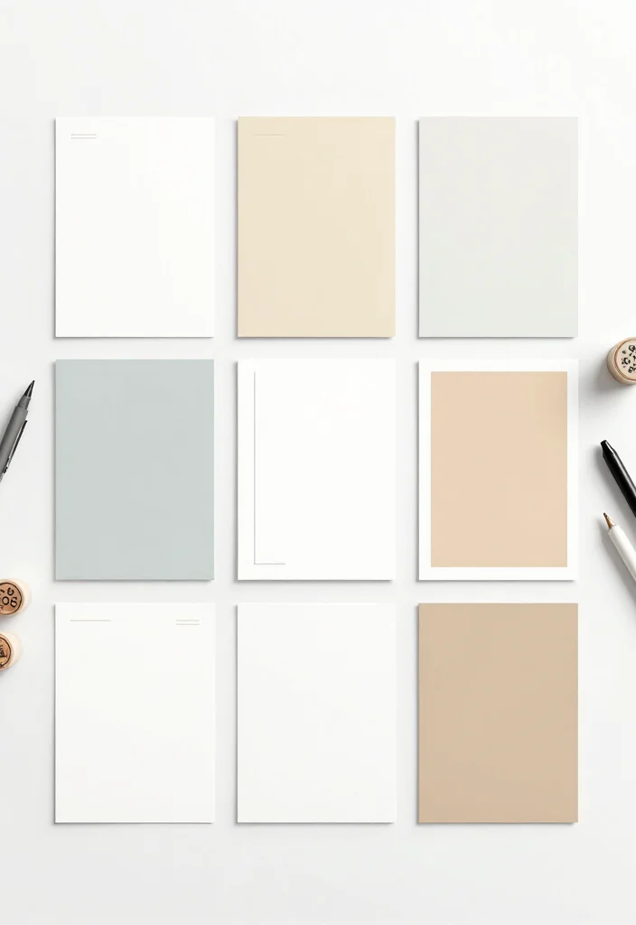 12 Paper Card Ideas for Simple Creative and Versatile Craft Projects 26 12 Paper Card Ideas for Simple Creative and Versatile Craft Projects - 6. Minimalist Card Designs 1