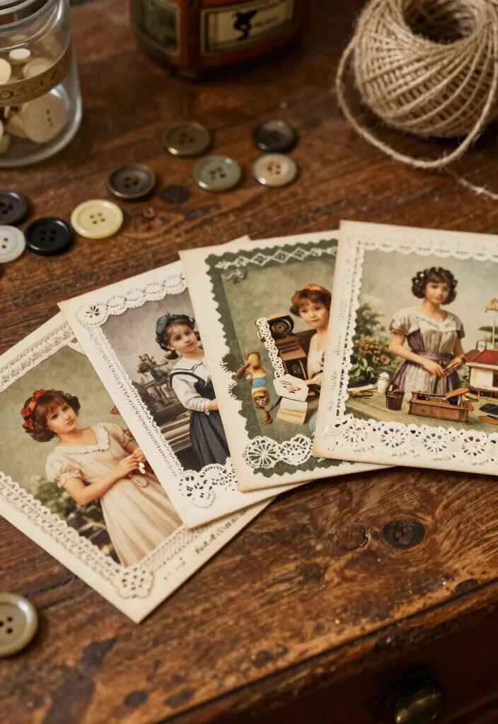 12 Paper Card Ideas for Simple Creative and Versatile Craft Projects 38 12 Paper Card Ideas for Simple Creative and Versatile Craft Projects - 8. Vintage Postcard Cards 1