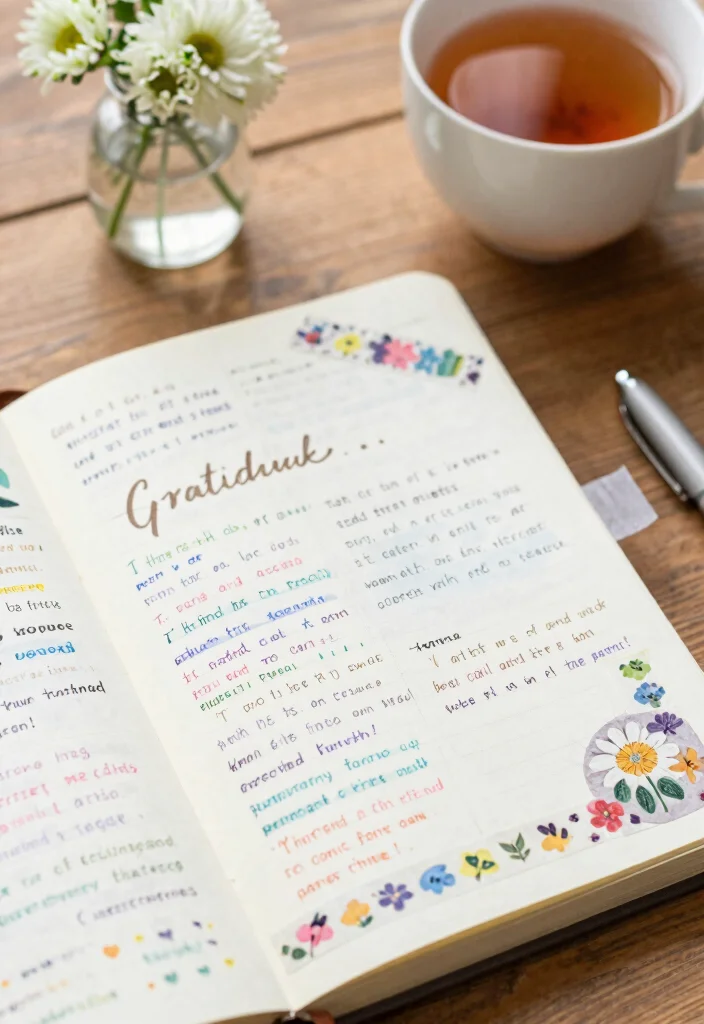 12 Personal Journal Ideas for Reflection, Growth, and Self Discovery - 1. Gratitude Journaling 1