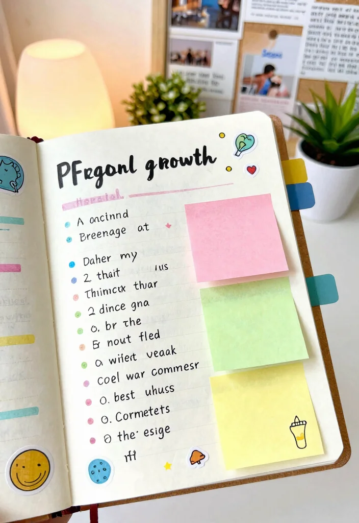 12 Personal Journal Ideas for Reflection, Growth, and Self Discovery - 6. Personal Growth Goals 1