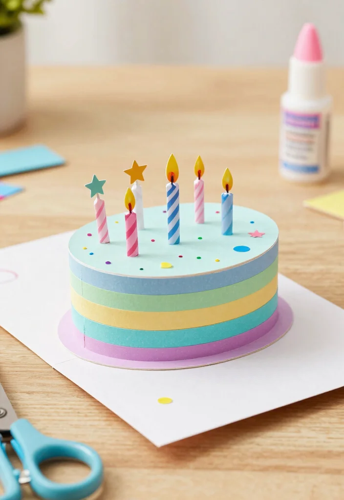 12 Pop Card Ideas for Fun Interactive and Eye Catching Surprises 1 12 Pop Card Ideas for Fun Interactive and Eye Catching Surprises - 1. Birthday Cake Surprise 1