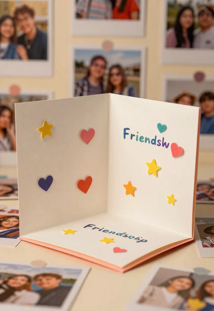 12 Pop Card Ideas for Fun Interactive and Eye Catching Surprises 61 12 Pop Card Ideas for Fun Interactive and Eye Catching Surprises - 11. Friendship Forever Card 1