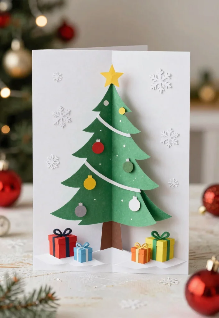 12 Pop Card Ideas for Fun Interactive and Eye Catching Surprises 56 12 Pop Card Ideas for Fun Interactive and Eye Catching Surprises - 6. Holiday Cheer Pop Card 1