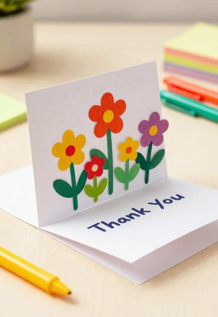 12 Pop Card Ideas for Fun Interactive and Eye Catching Surprises 59 12 Pop Card Ideas for Fun Interactive and Eye Catching Surprises - 9. Thank You Pop Card 1