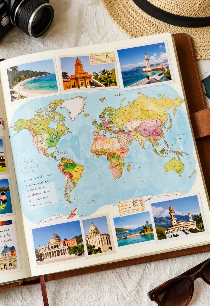 12 Scrapbook Journal Ideas for Photos Keepsakes and Creative Storytelling - 2. Travel Diaries 1