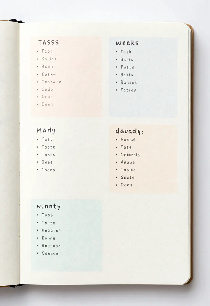 12 Simple Aesthetic Journal Ideas for Clean Calm and Minimal Pages 37 12 Simple Aesthetic Journal Ideas for Clean Calm and Minimal Pages - 7. Clean Weekly Spreads 1