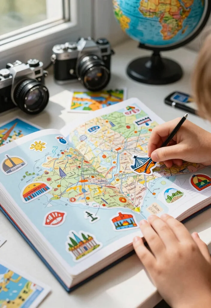 12 Sticker Journal Ideas for Fun Decorative and Low Effort Creativity 24 12 Sticker Journal Ideas for Fun Decorative and Low Effort Creativity - 4. Travel Adventure Sticker Journal 1