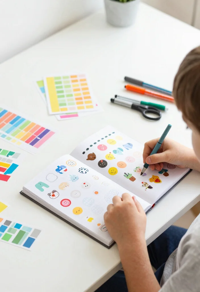 12 Sticker Journal Ideas for Fun Decorative and Low Effort Creativity 47 12 Sticker Journal Ideas for Fun Decorative and Low Effort Creativity - 7. DIY Sticker Projects for Personalization 1