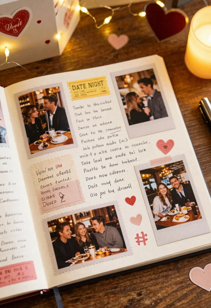 12 Valentines Journal Ideas for Love Memories and Romantic Creativity - 10. Date Night Chronicles 1