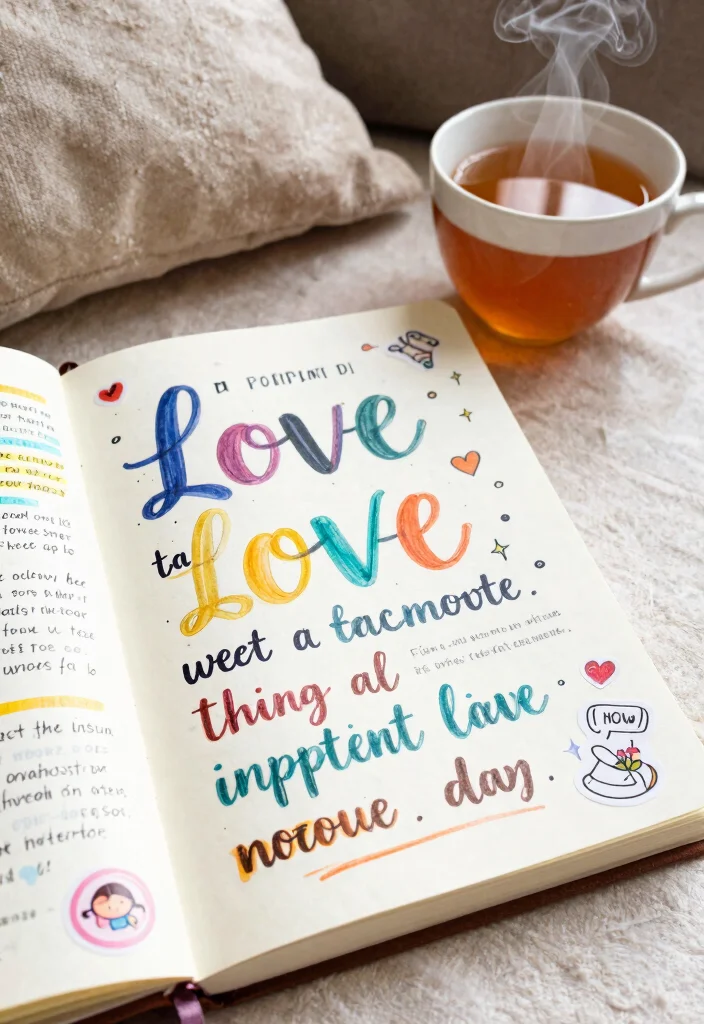 12 Valentines Journal Ideas for Love Memories and Romantic Creativity - 5. Love Quotes and Affirmations 1