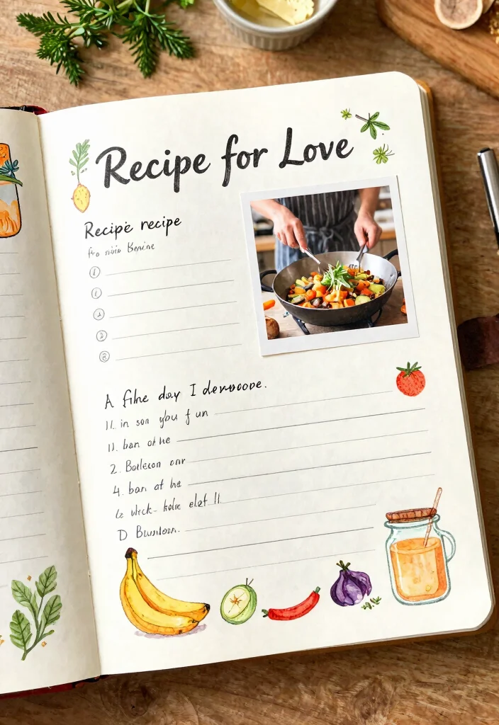 12 Valentines Journal Ideas for Love Memories and Romantic Creativity - 6. Recipe for Love 1