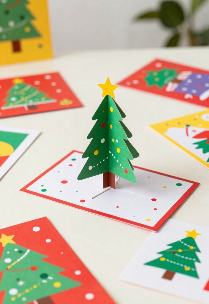 14 Christmas Card Ideas Handmade for Thoughtful Festive Holiday Greetings 49 14 Christmas Card Ideas Handmade for Thoughtful Festive Holiday Greetings - 9. Interactive Pop-Up Cards 1