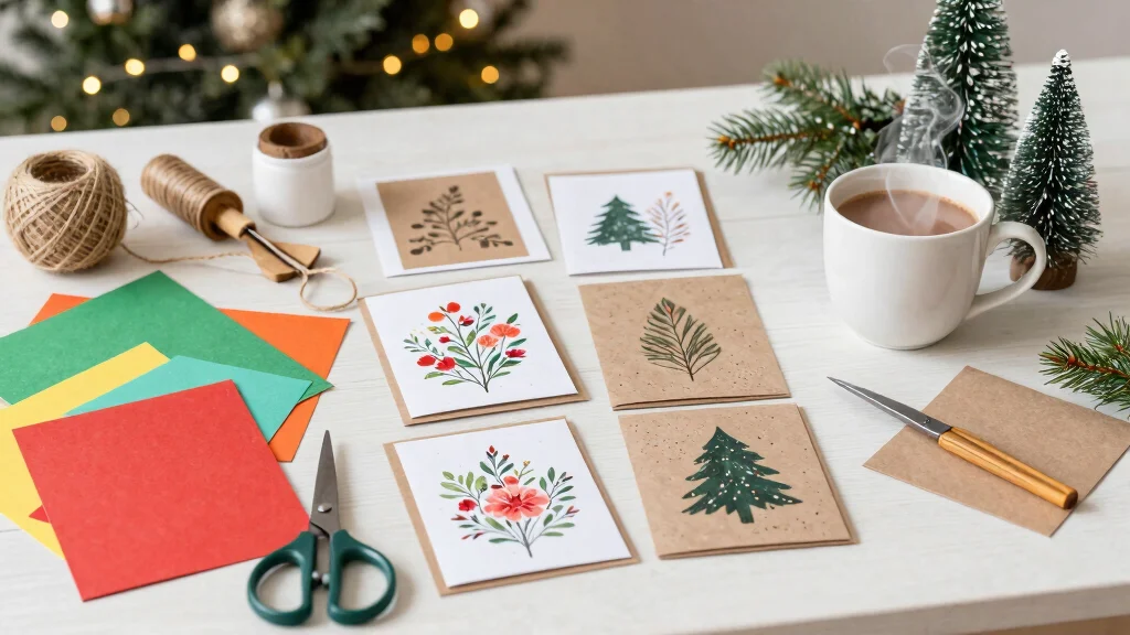 14 Christmas Card Ideas Handmade for Thoughtful Festive Holiday Greetings