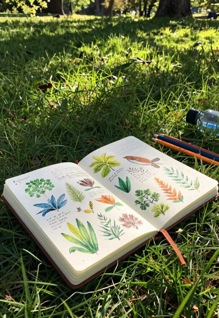 14 Creative Journal Ideas to Spark Imagination and Artistic Expression - 4. Nature Journaling: Connect with the Outdoors 1