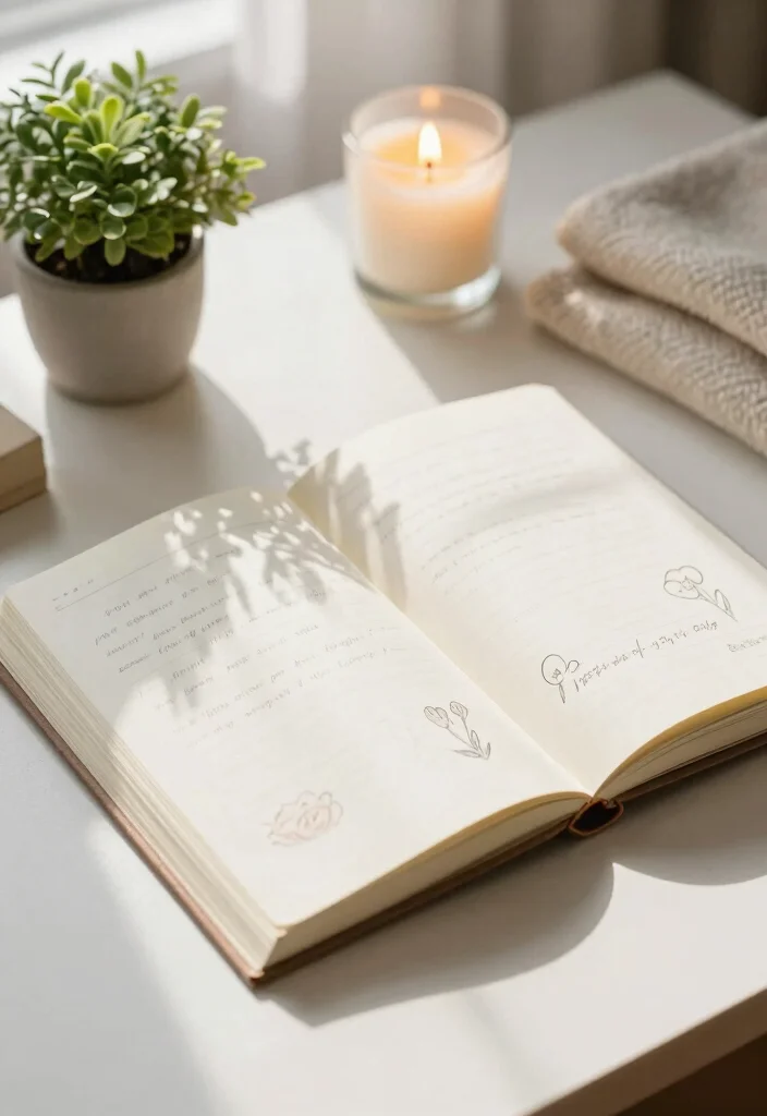 14 Creative Journal Ideas to Spark Imagination and Artistic Expression - 5. Mindfulness Journaling: Ground Yourself 1