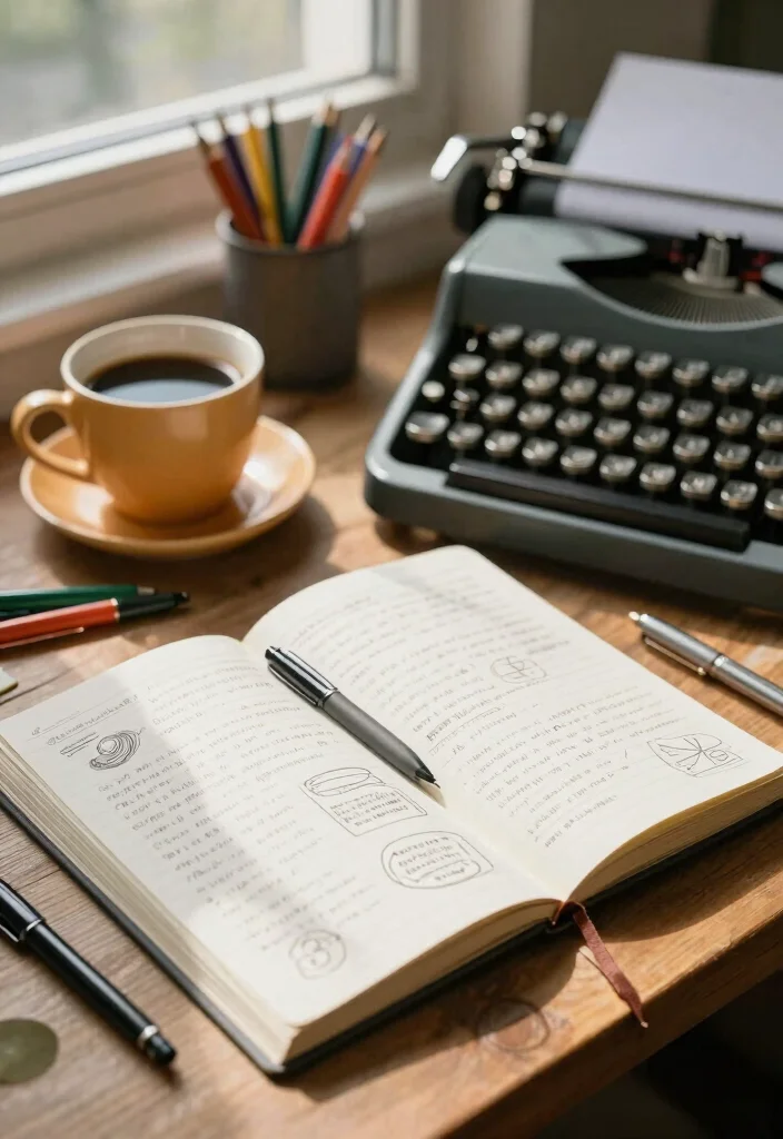 14 Creative Journal Ideas to Spark Imagination and Artistic Expression - 8. Creative Writing Exercises: Unleash Your Words 1