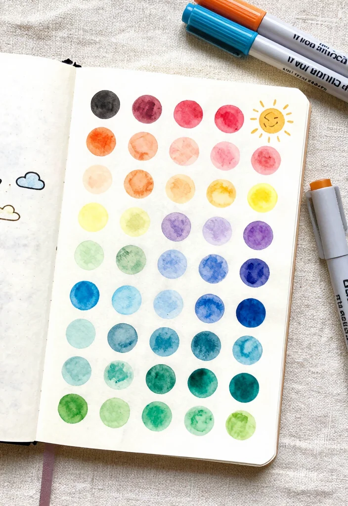 14 Daily Bullet Journal Ideas for Productive Organized and Creative Days 1 14 Daily Bullet Journal Ideas for Productive Organized and Creative Days - 1. Mood Tracker Magic 1