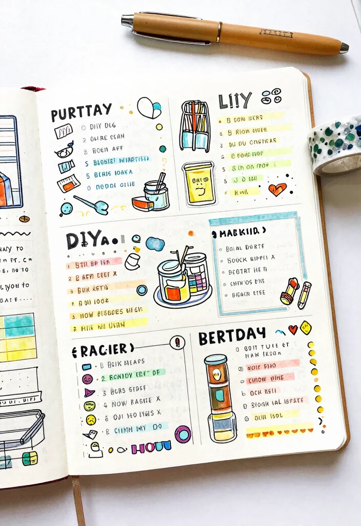 14 Daily Bullet Journal Ideas for Productive Organized and Creative Days 26 14 Daily Bullet Journal Ideas for Productive Organized and Creative Days - 6. Creative Project Planner 1