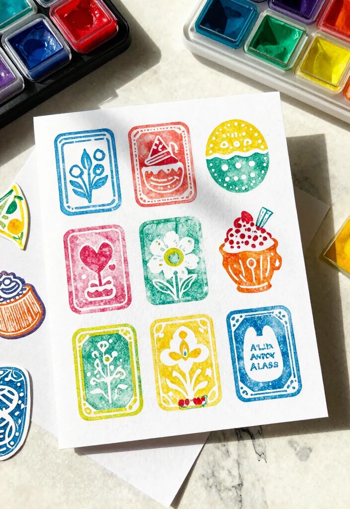 14 Happy Birthday Card Ideas Homemade for Creative Personal Celebrations - 9. Stamped Cards 1