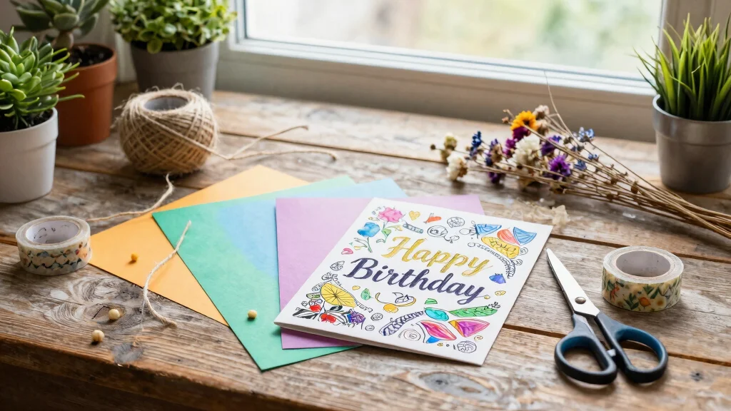 14 Happy Birthday Card Ideas Homemade for Creative Personal Celebrations