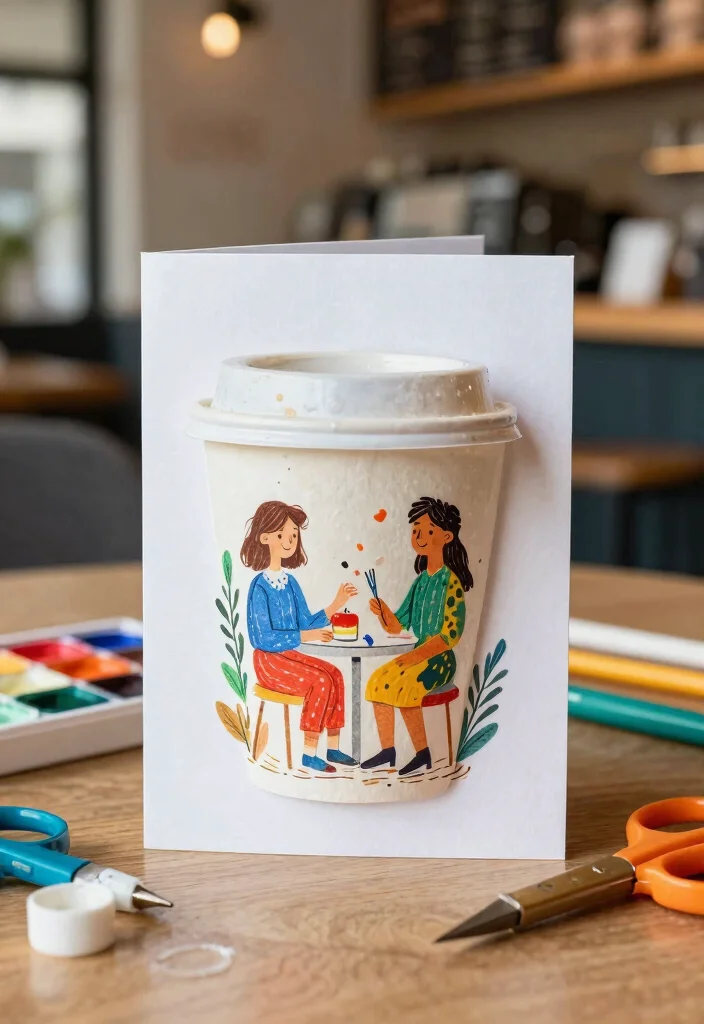 14 Homemade Birthday Card Ideas for Creative Personal and Budget Crafts 1 14 Homemade Birthday Card Ideas for Creative Personal and Budget Crafts - 1. Upcycled Coffee Cup Cards 1