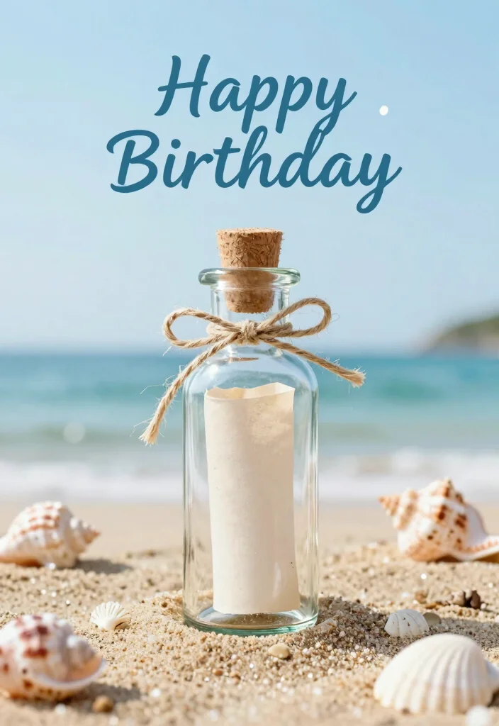 14 Homemade Birthday Card Ideas for Creative Personal and Budget Crafts 42 14 Homemade Birthday Card Ideas for Creative Personal and Budget Crafts - 12. Message in a Bottle Cards 1
