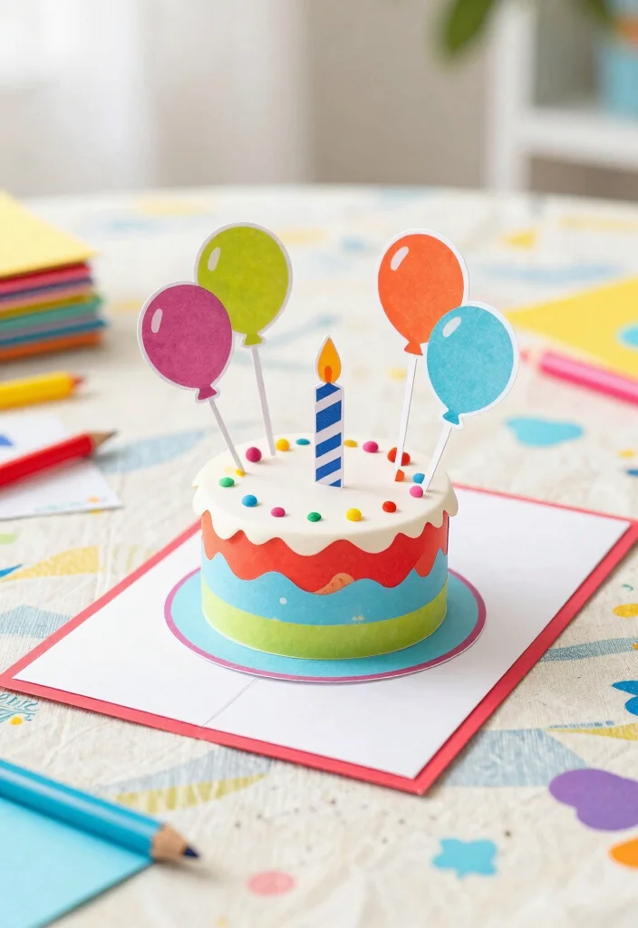 14 Homemade Birthday Card Ideas for Creative Personal and Budget Crafts 27 14 Homemade Birthday Card Ideas for Creative Personal and Budget Crafts - 7. Pop-Up Surprise Cards 1