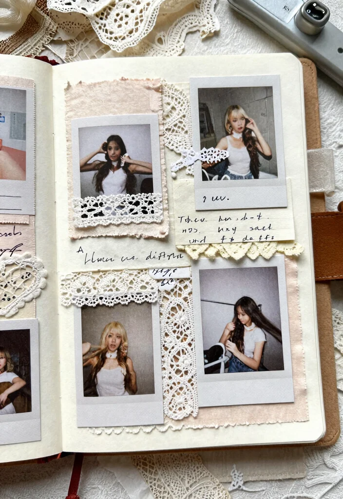 14 Junk Journal Ideas for Vintage Creative and Memory Filled Spreads - 10. Vintage Laces and Fabrics 1