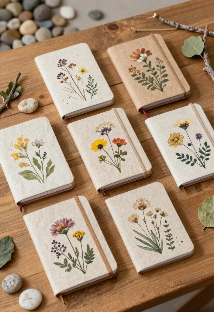 14 Junk Journal Ideas for Vintage Creative and Memory Filled Spreads - 14. Nature-Inspired Mini Journals 1