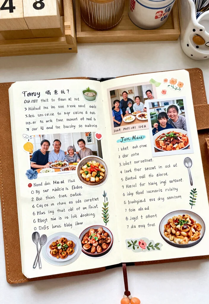 14 Junk Journal Ideas for Vintage Creative and Memory Filled Spreads - 6. Family Recipe Reminders 1