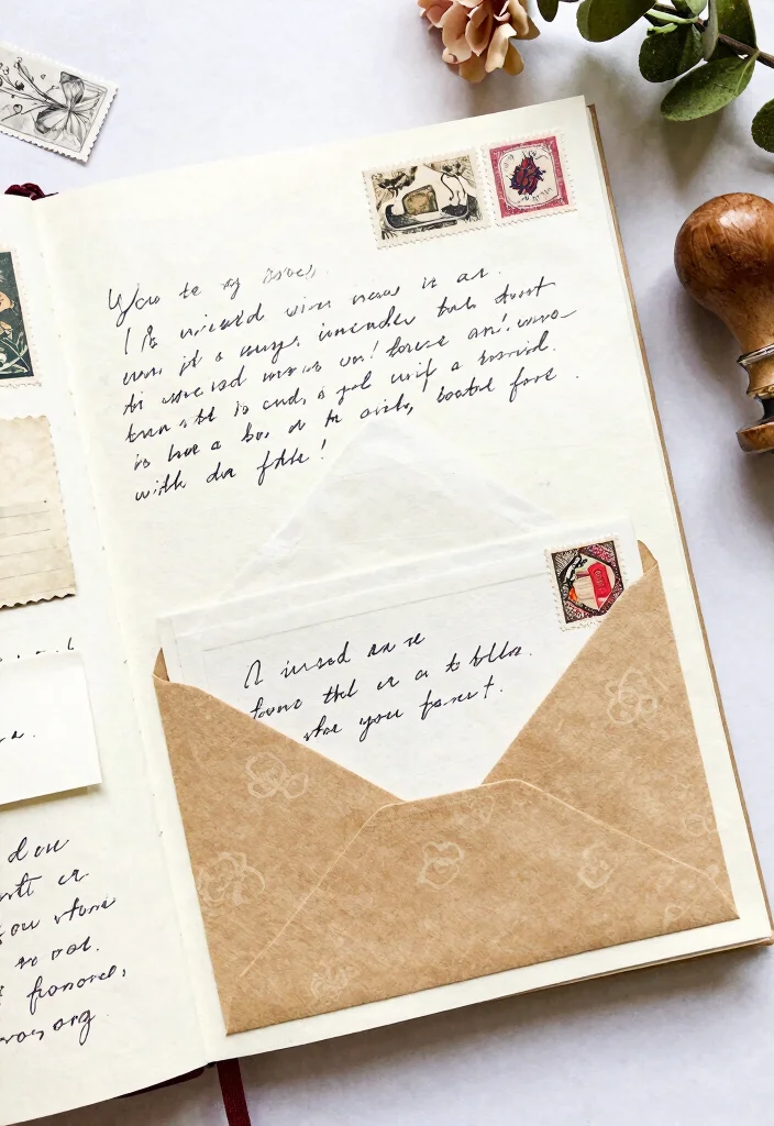 14 Junk Journal Ideas for Vintage Creative and Memory Filled Spreads - 9. Handwritten Letters and Notes 1