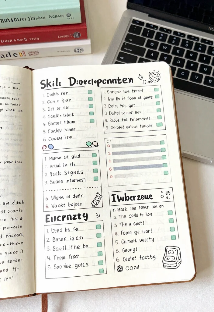 14 Tracking Journal Ideas for Goals, Habits, and Daily Progress - 12. Skill Development Tracker 1