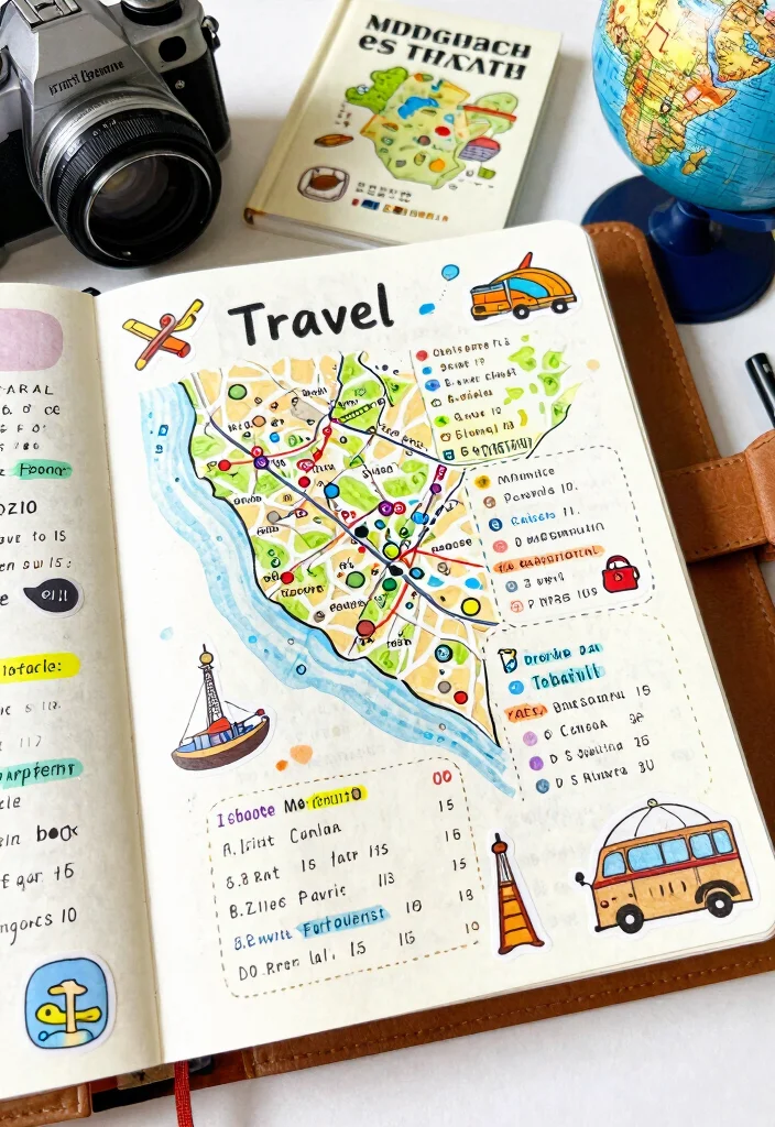 14 Tracking Journal Ideas for Goals, Habits, and Daily Progress - 8. Travel Tracker 1
